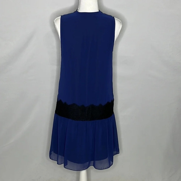 Sandro Paris Sleeveless Slip Dress with Black Lace - Size Small (Sandro Size 1) - Picture 3 of 8